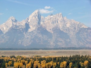 Trip to Jackson Hole, WY...the Tetons are incredible.